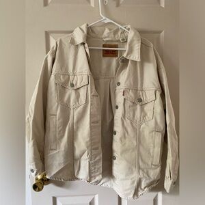 Levi’s Off-white Cream Denim Jacket